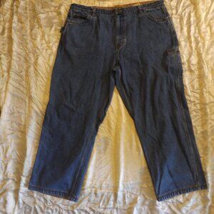 WearGuard mens hammer loop carpenter blue denim jeans 44x30 work utility pants